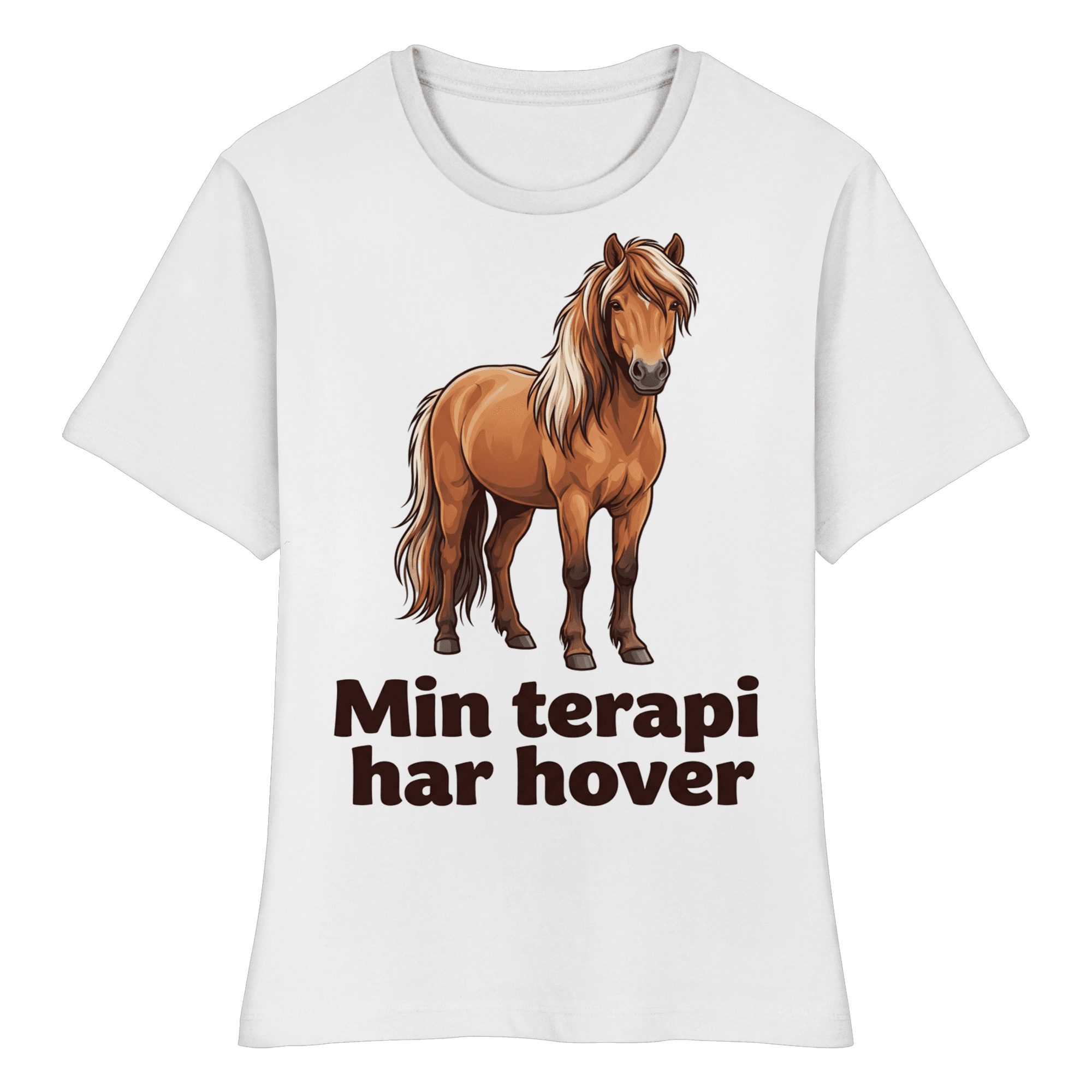 hoveterapi - Økologisk dameskjorte med tettsittende passform