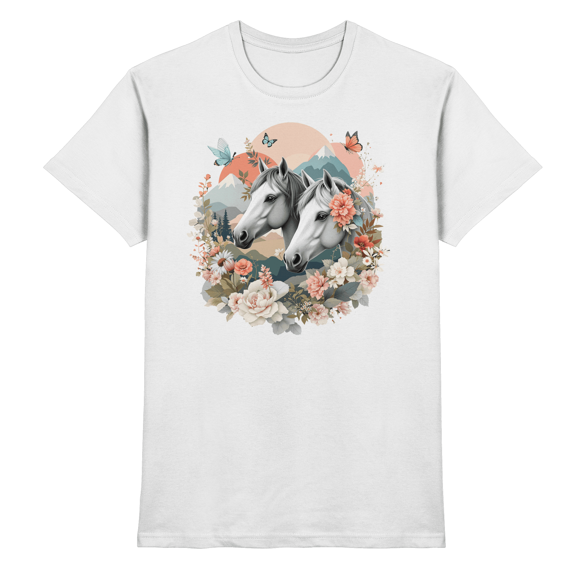 drømmende hest - Premium T-skjorte